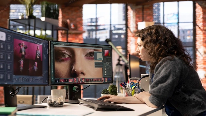 AI photo editing
